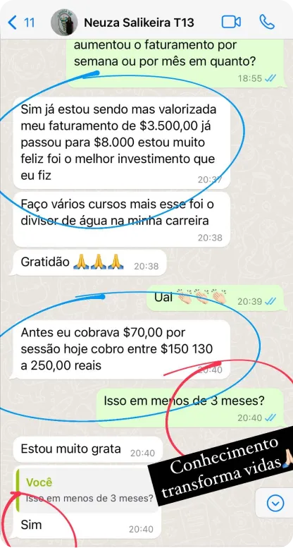 Depoimento de Neuza, aluna da Turma 13 da CCMS 2.0